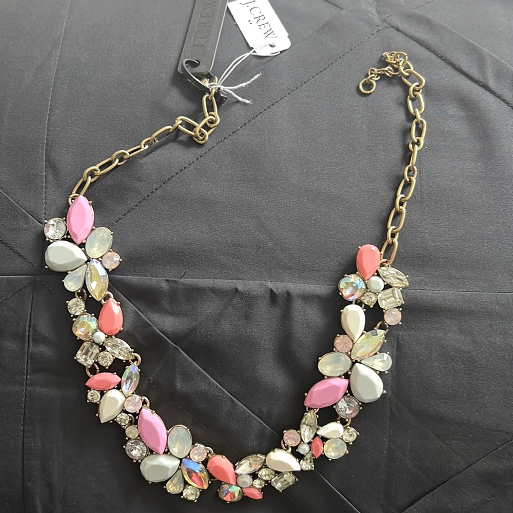 J. Crew necklace, pink tones❤️